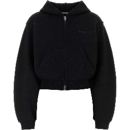 ZIP-UP HOODIE W/ ALLOVER HOTFIX