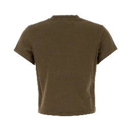 SHRUNKEN SS TEE W/ LOGO PRINT