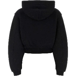 ZIP-UP HOODIE W/ ALLOVER HOTFIX