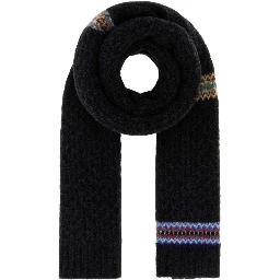 APRES SKI FAIR ISLE CABLE SCARF