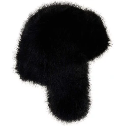 FUR HAT PLUSH FABRIC & ALTER SUEDE
