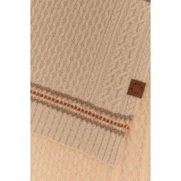APRES SKI FAIR ISLE CABLE SCARF