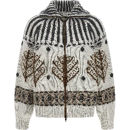 Multicolor Cashmere Cardigan