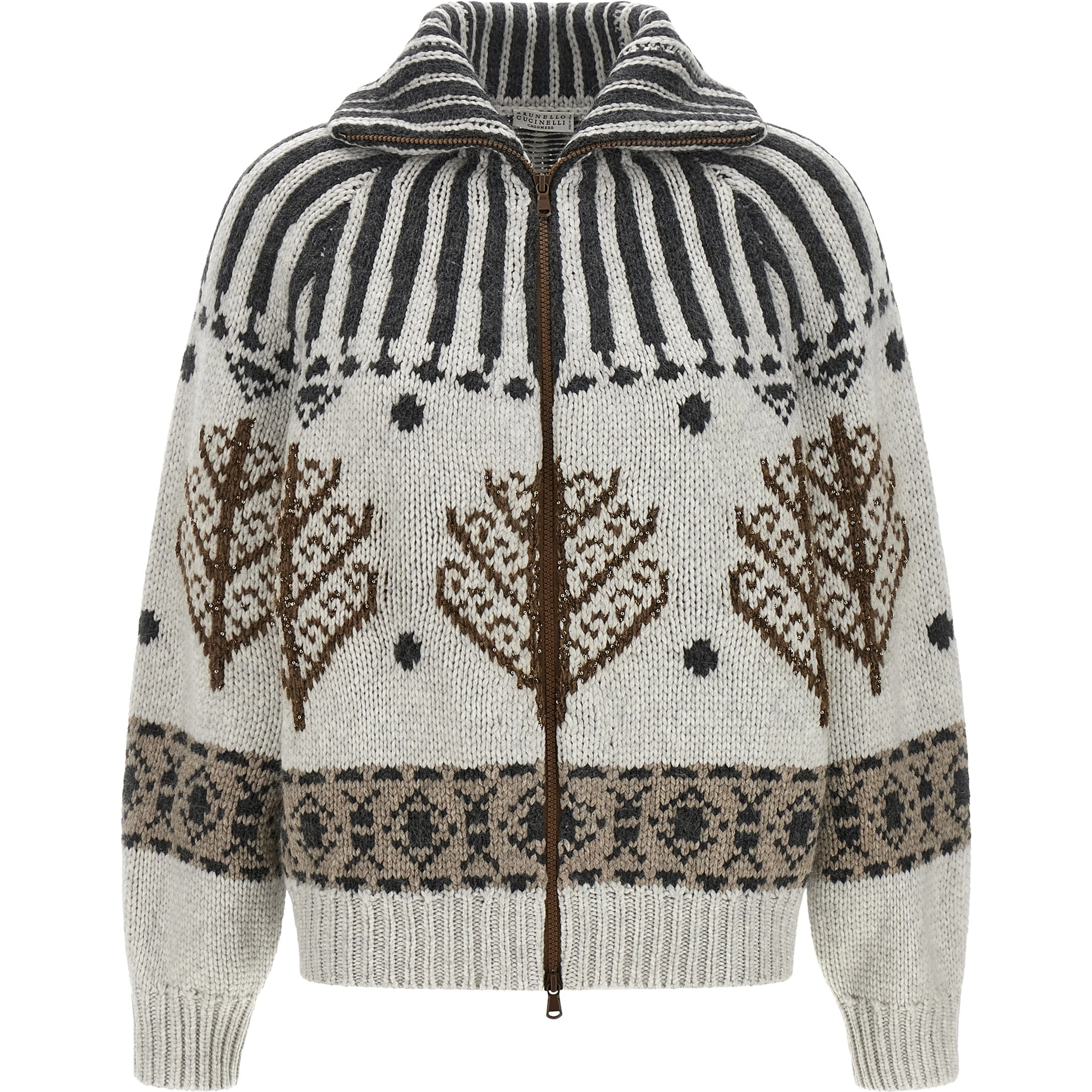 Multicolor Cashmere Cardigan