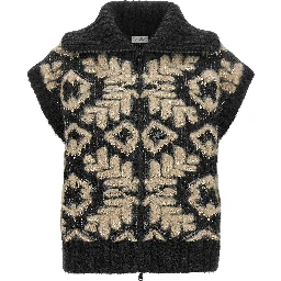 Gray Wool Cardigan