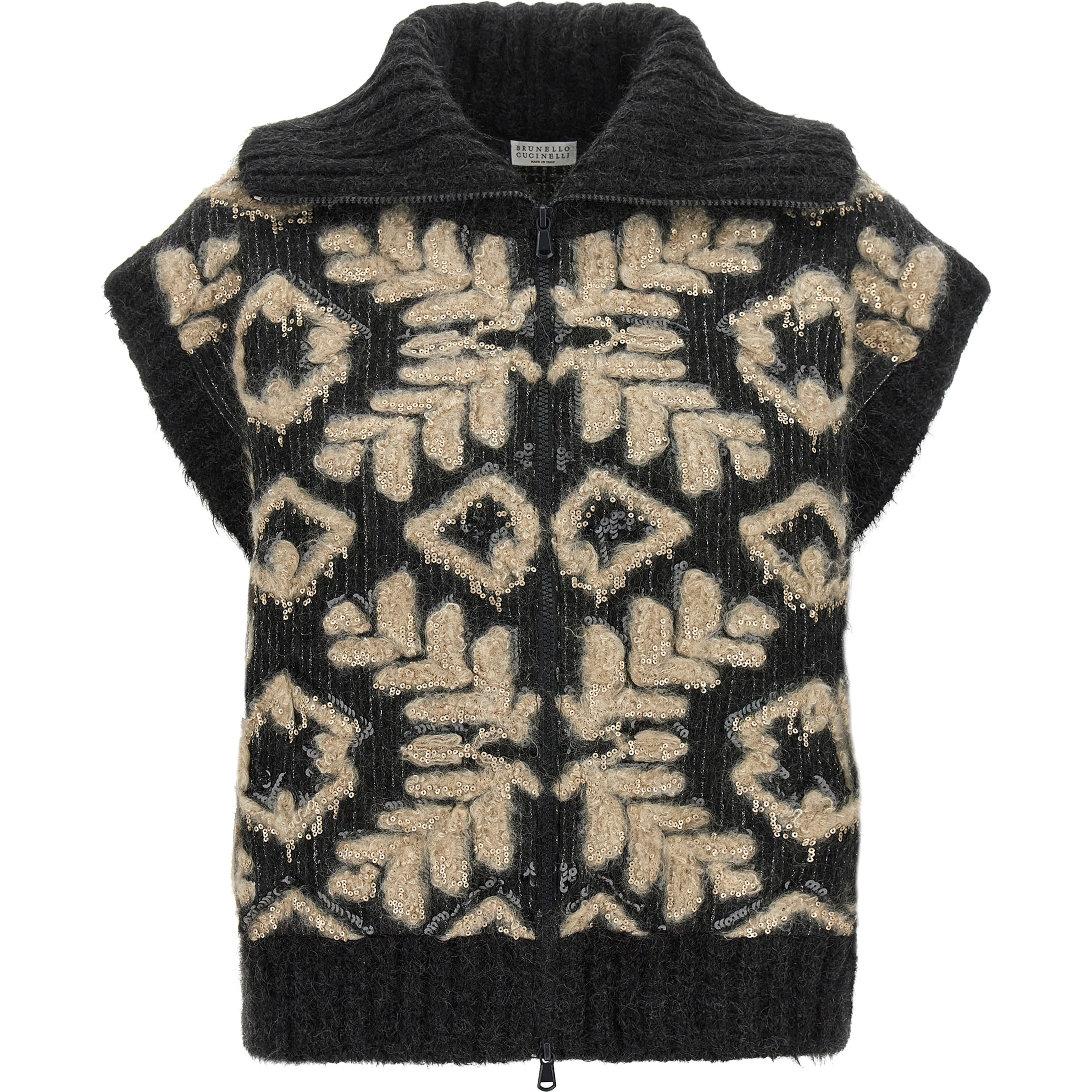 Gray Wool Cardigan