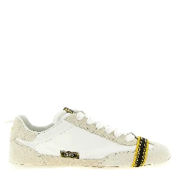 White Calfskin Athletic Sneakers