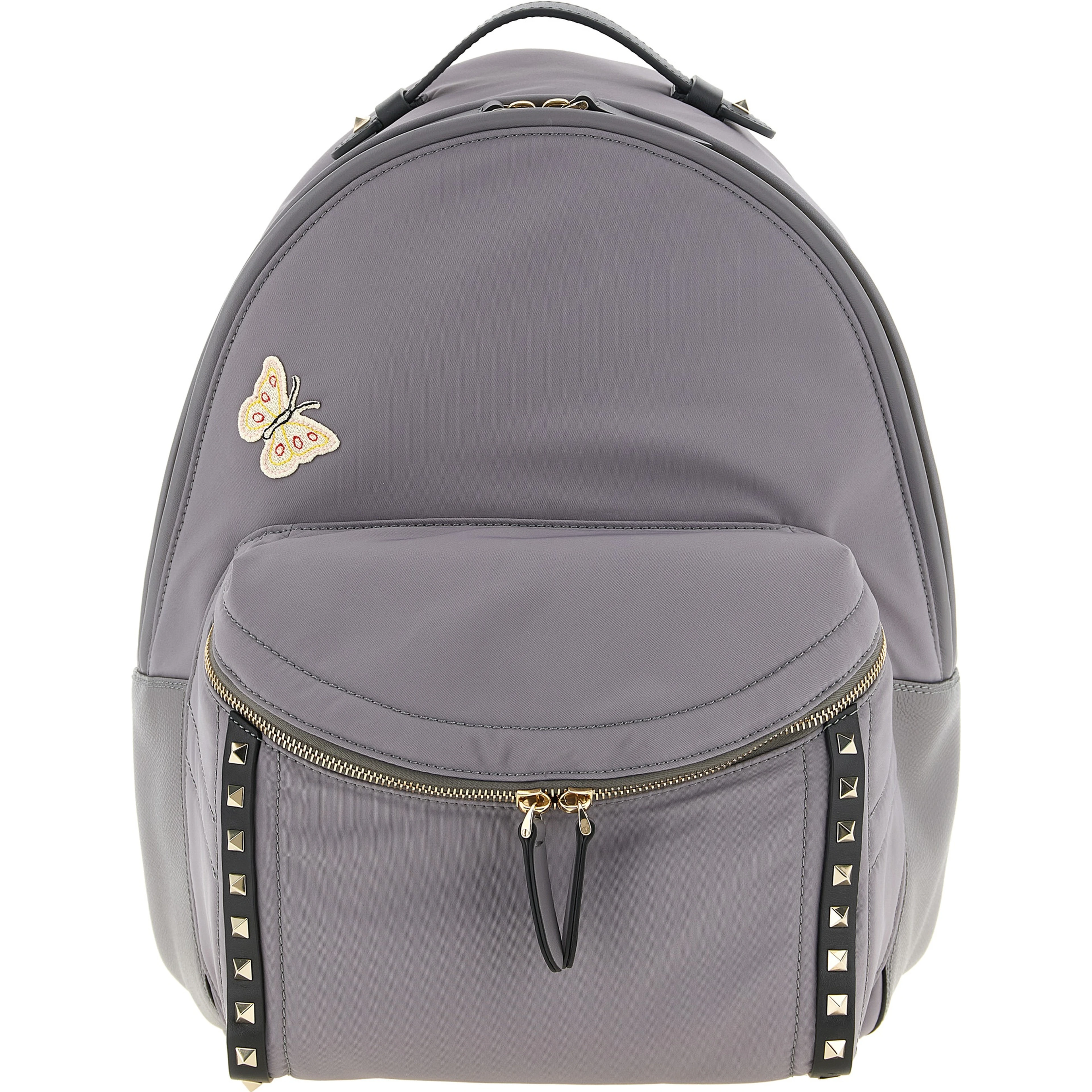 Gray Polyester Backpack