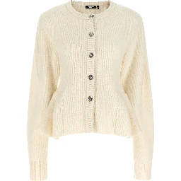 White Wool Cardigan