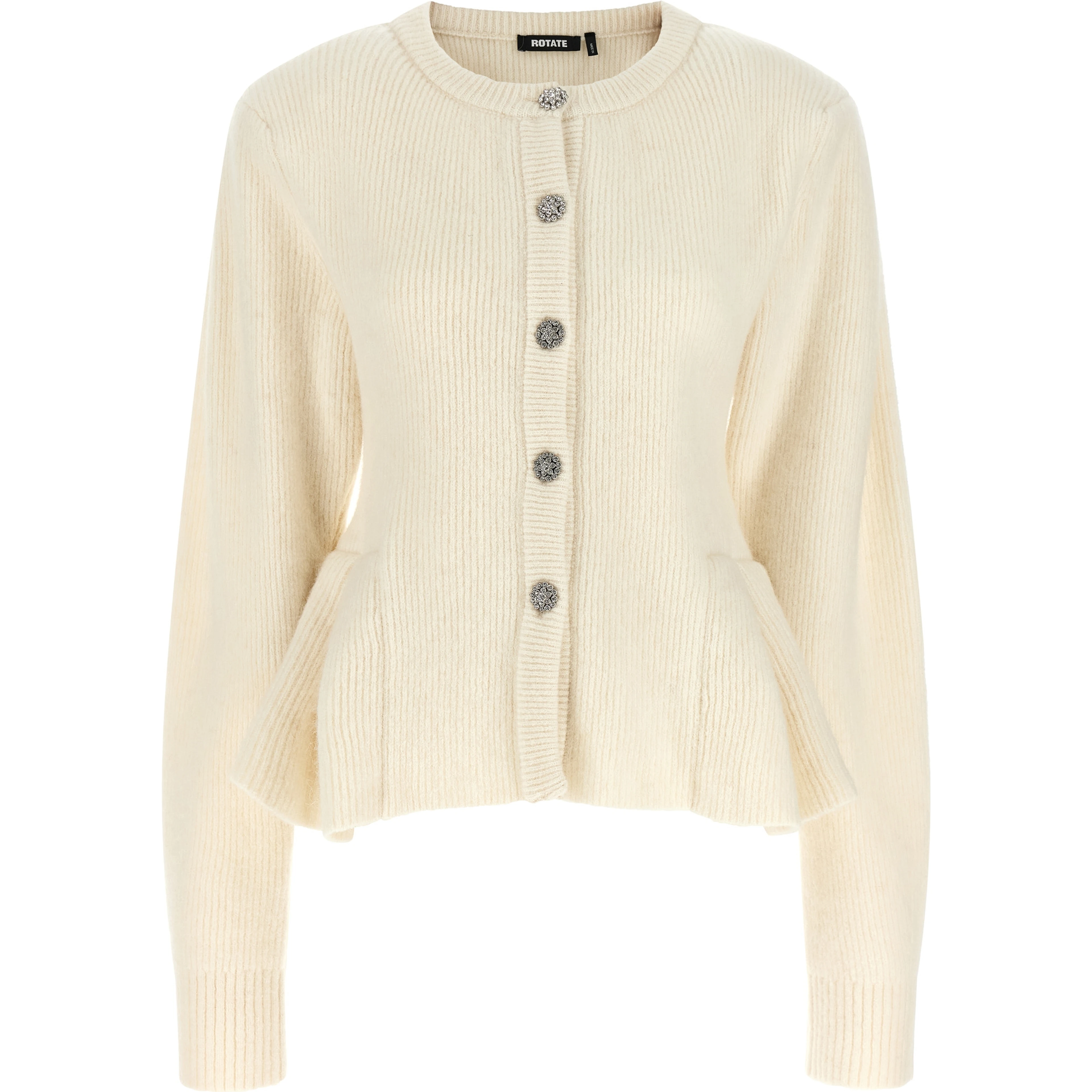 White Wool Cardigan