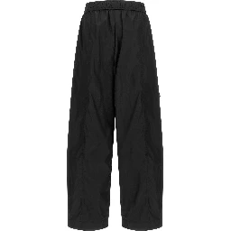 Black Recycled Polyamide Cargo Pants