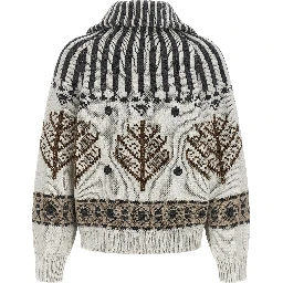 Multicolor Cashmere Cardigan