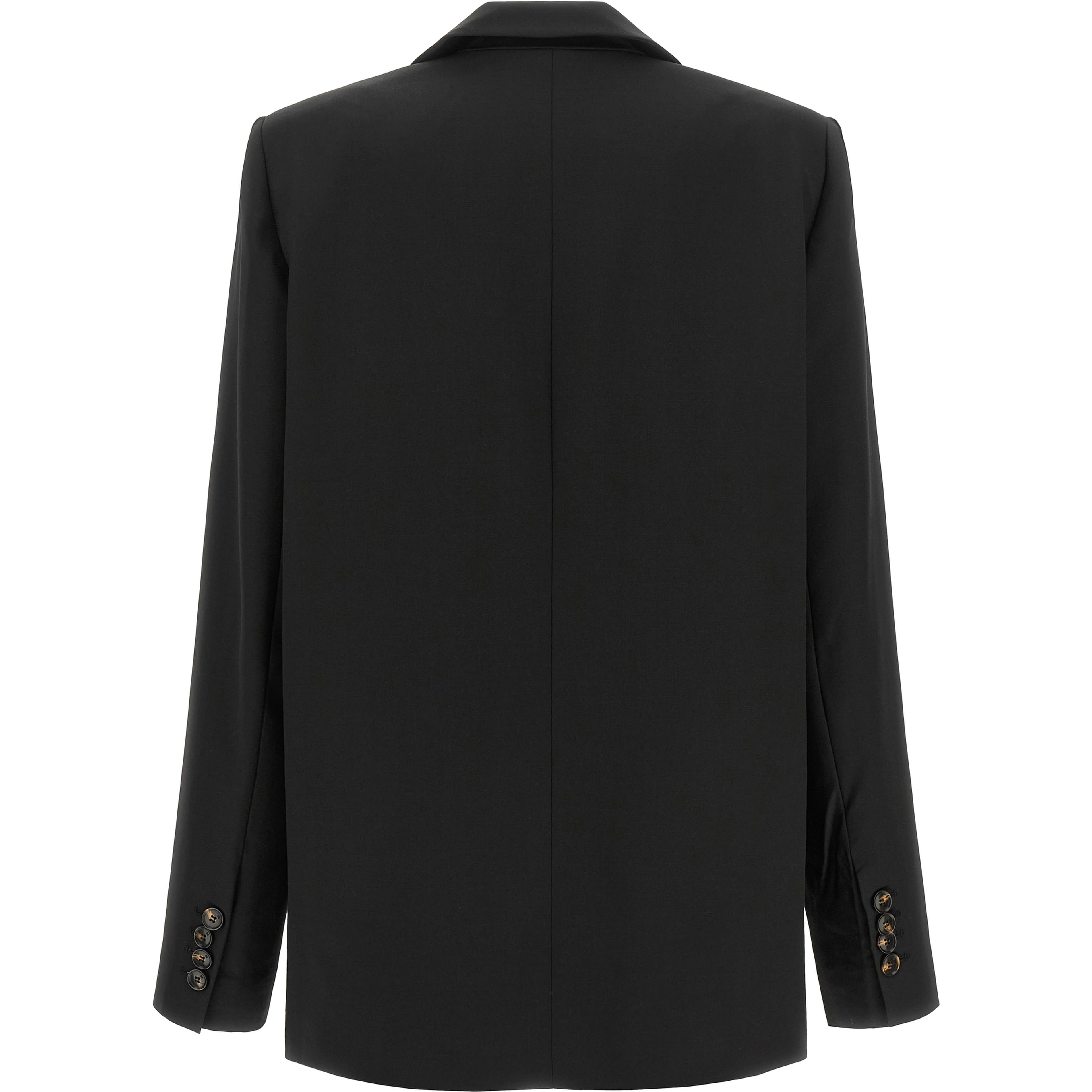 Black Polyester Blazer