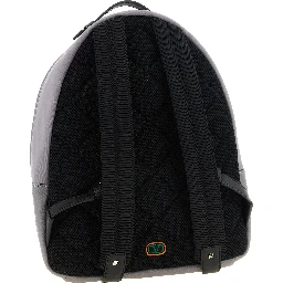 Gray Polyester Backpack