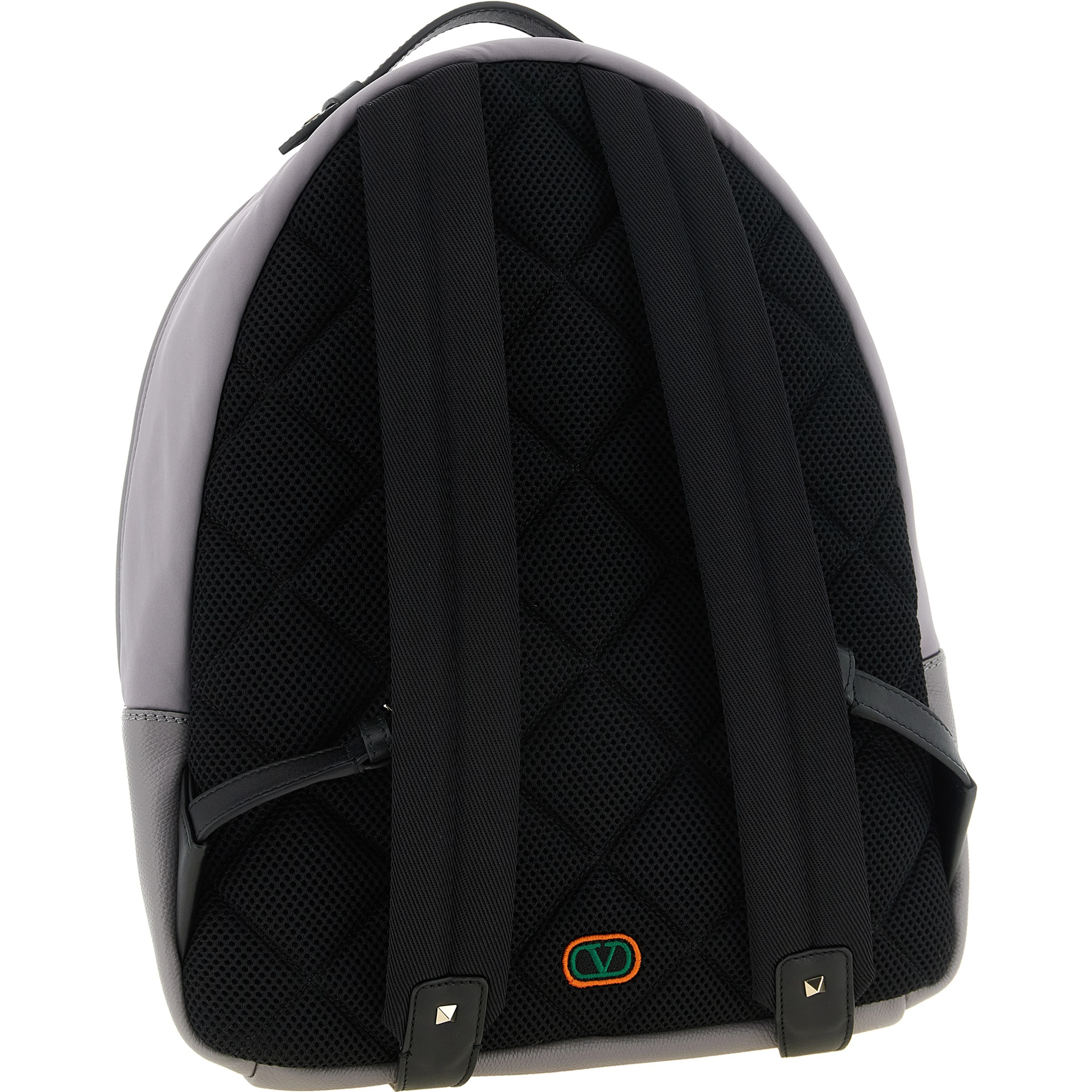 Gray Polyester Backpack