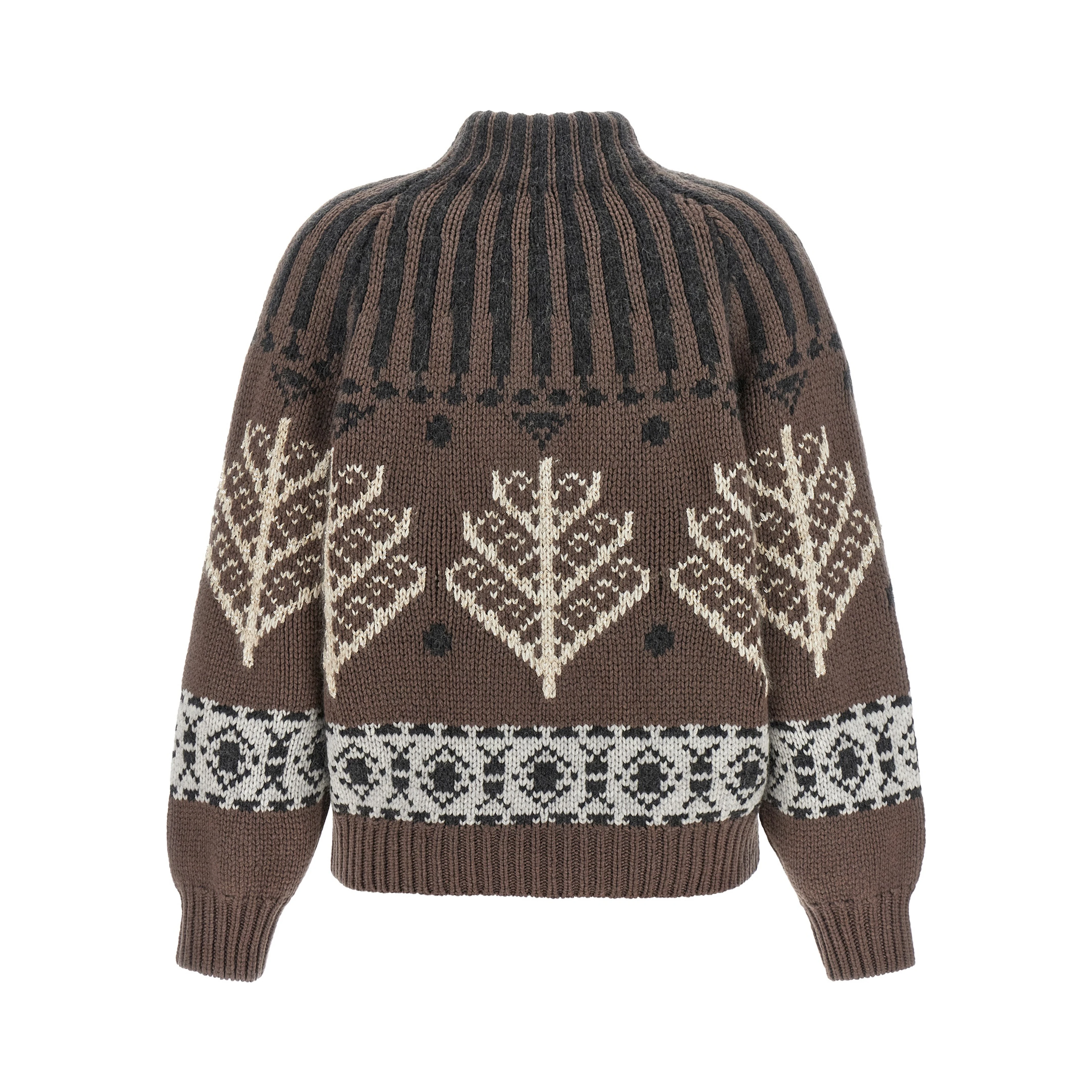 Brown Cashmere Cardigan
