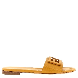 Multicolor Calfskin Slides