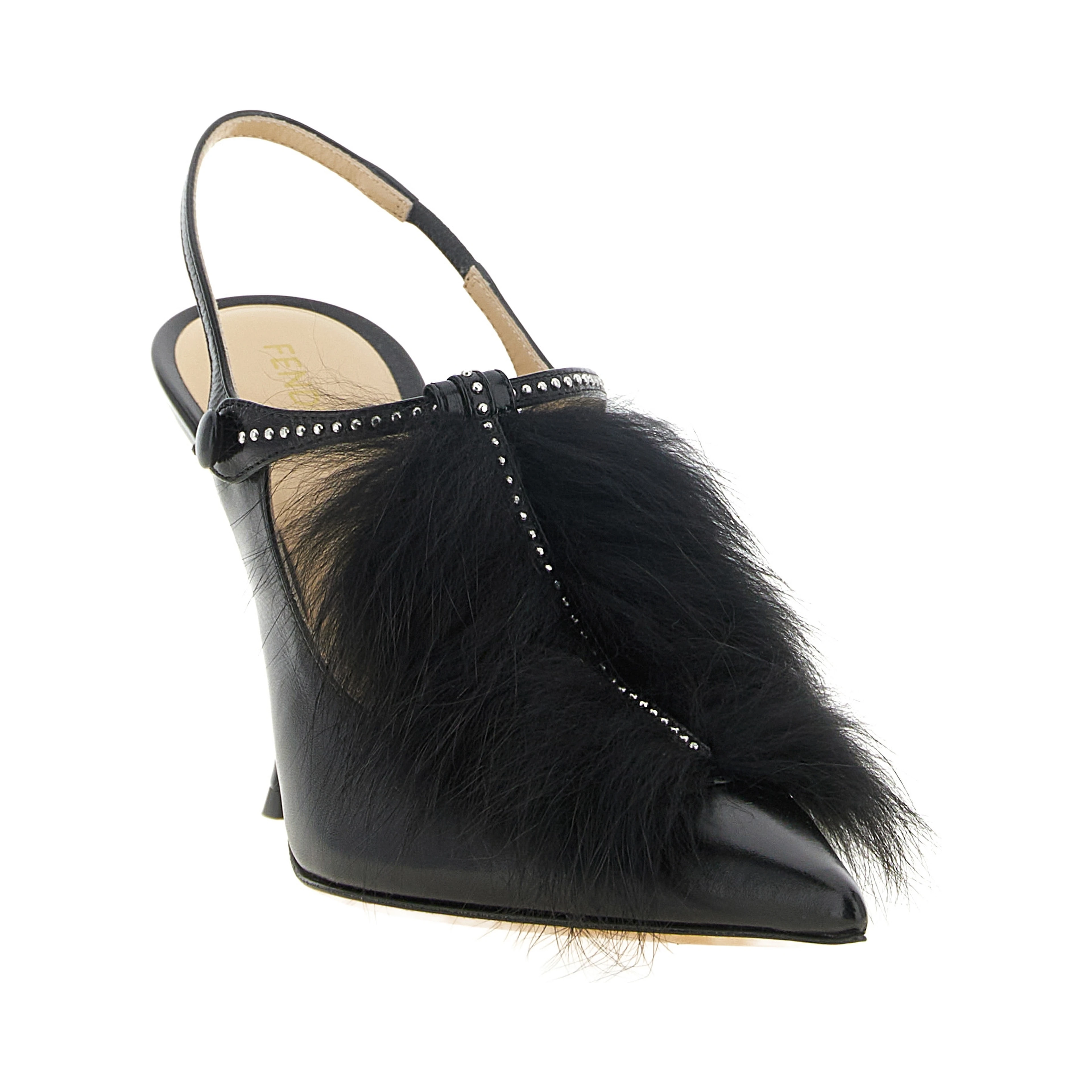 Black Calfskin High Heel Pumps