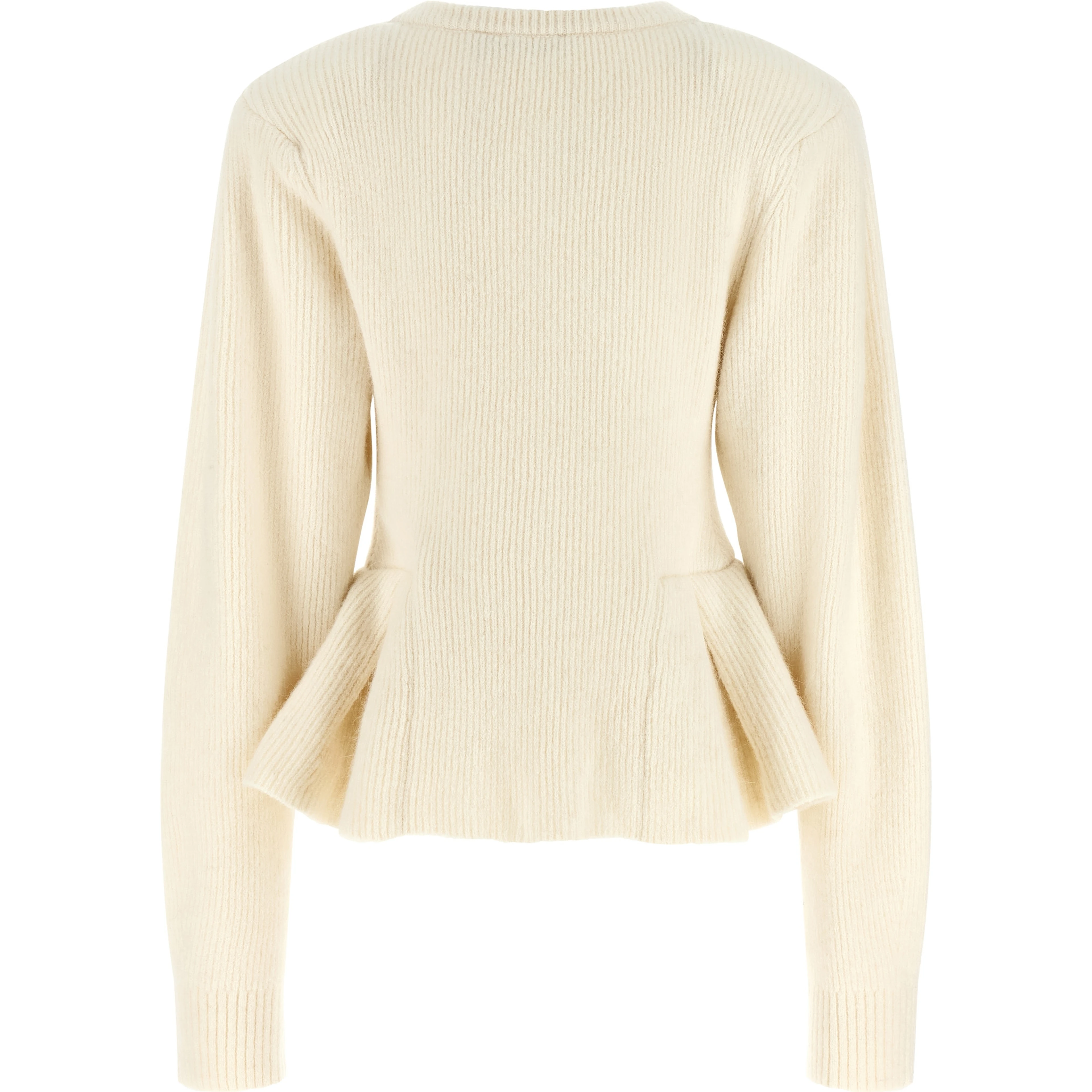 White Wool Cardigan