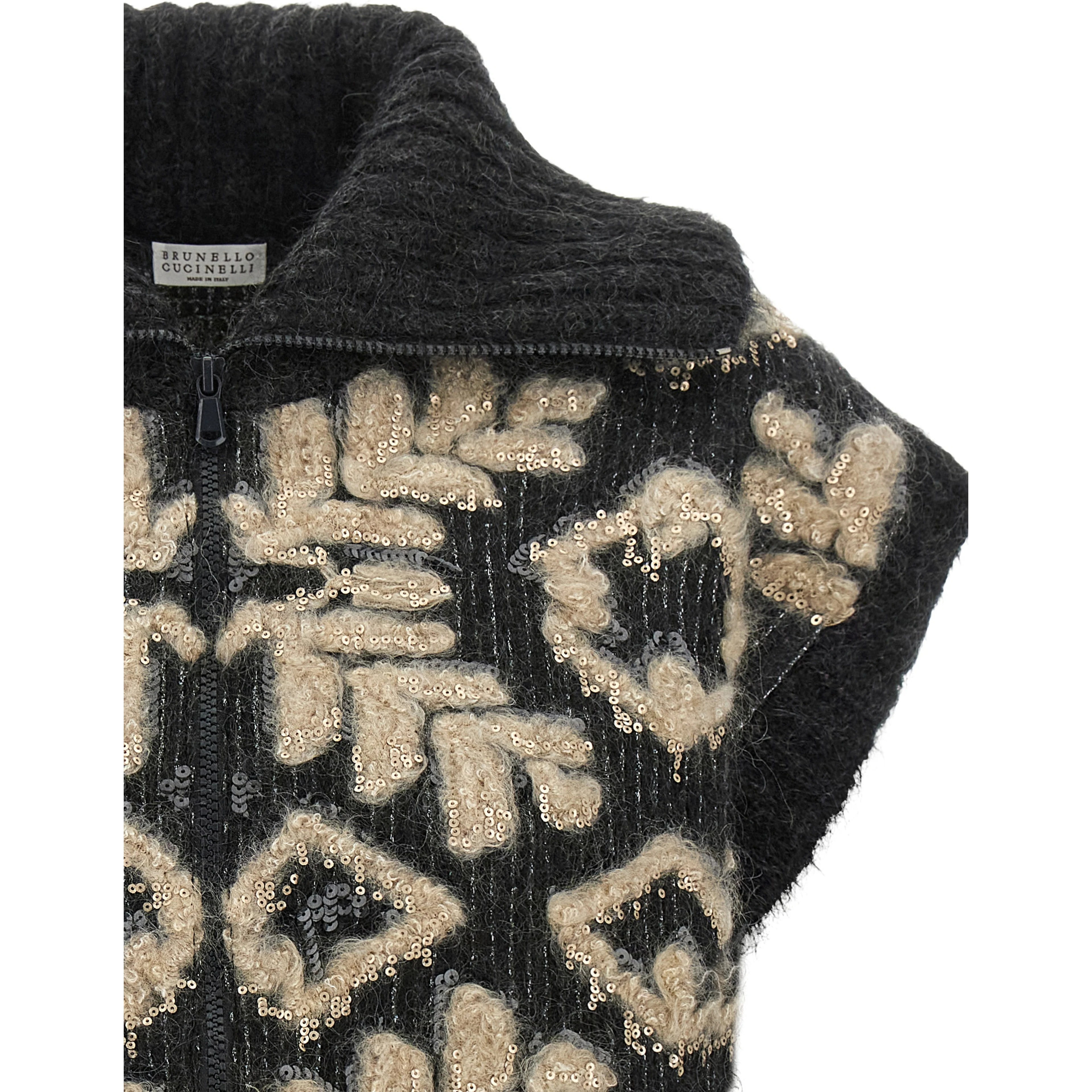 Gray Wool Cardigan