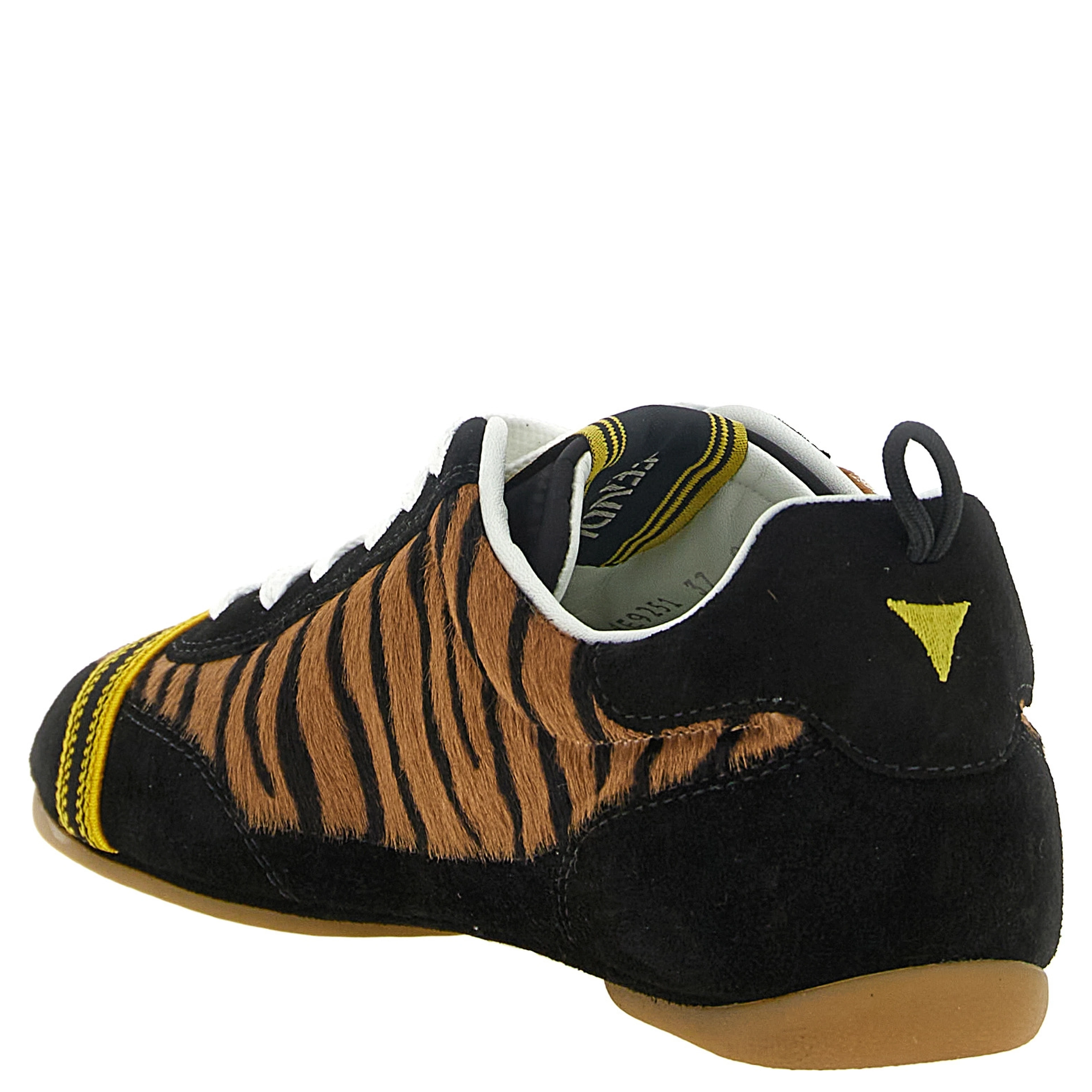 Brown Calfskin Athletic Sneakers