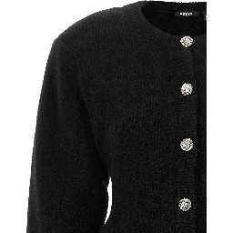 Black Wool Cardigan