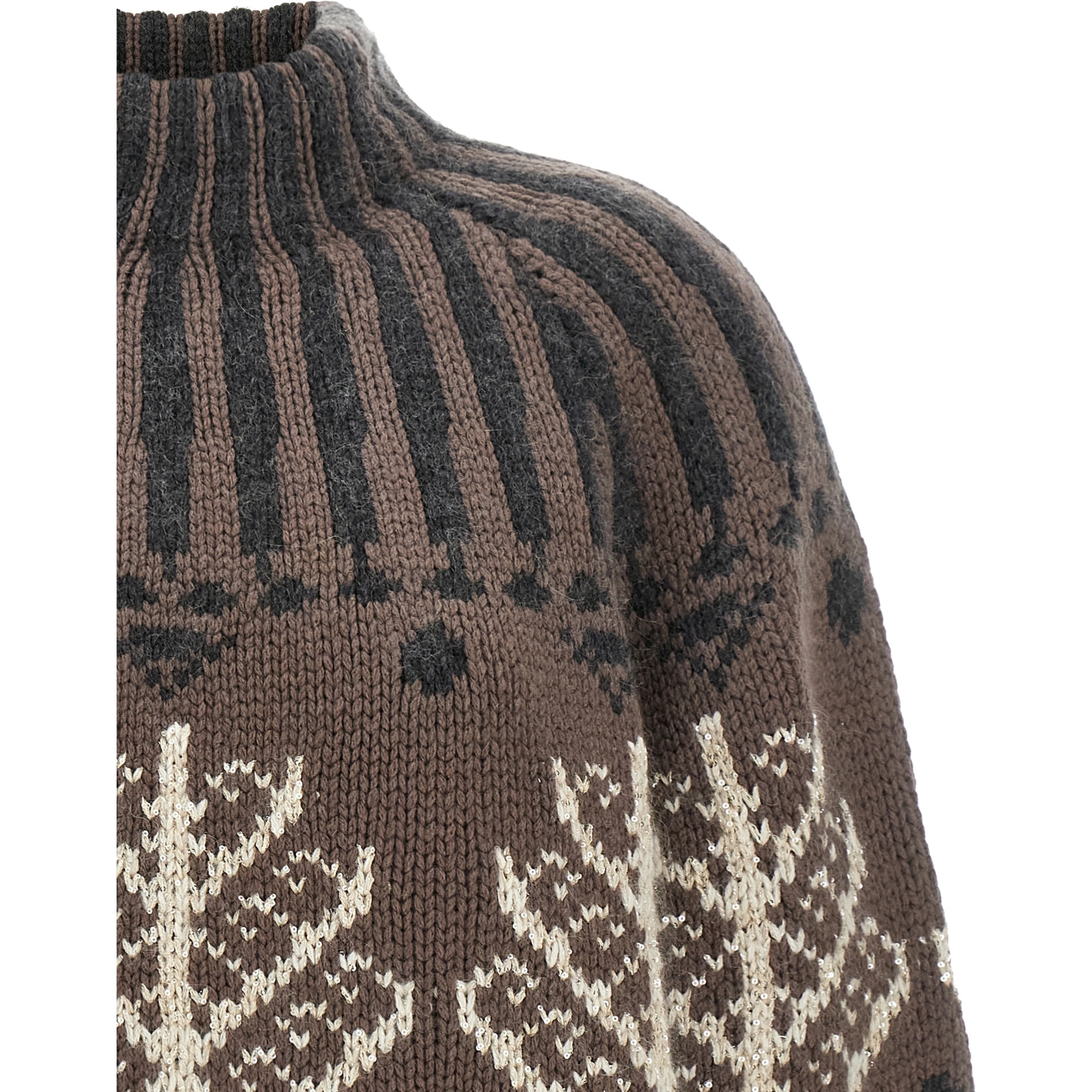 Brown Cashmere Cardigan