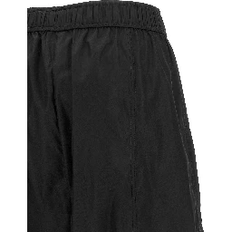 Black Recycled Polyamide Cargo Pants