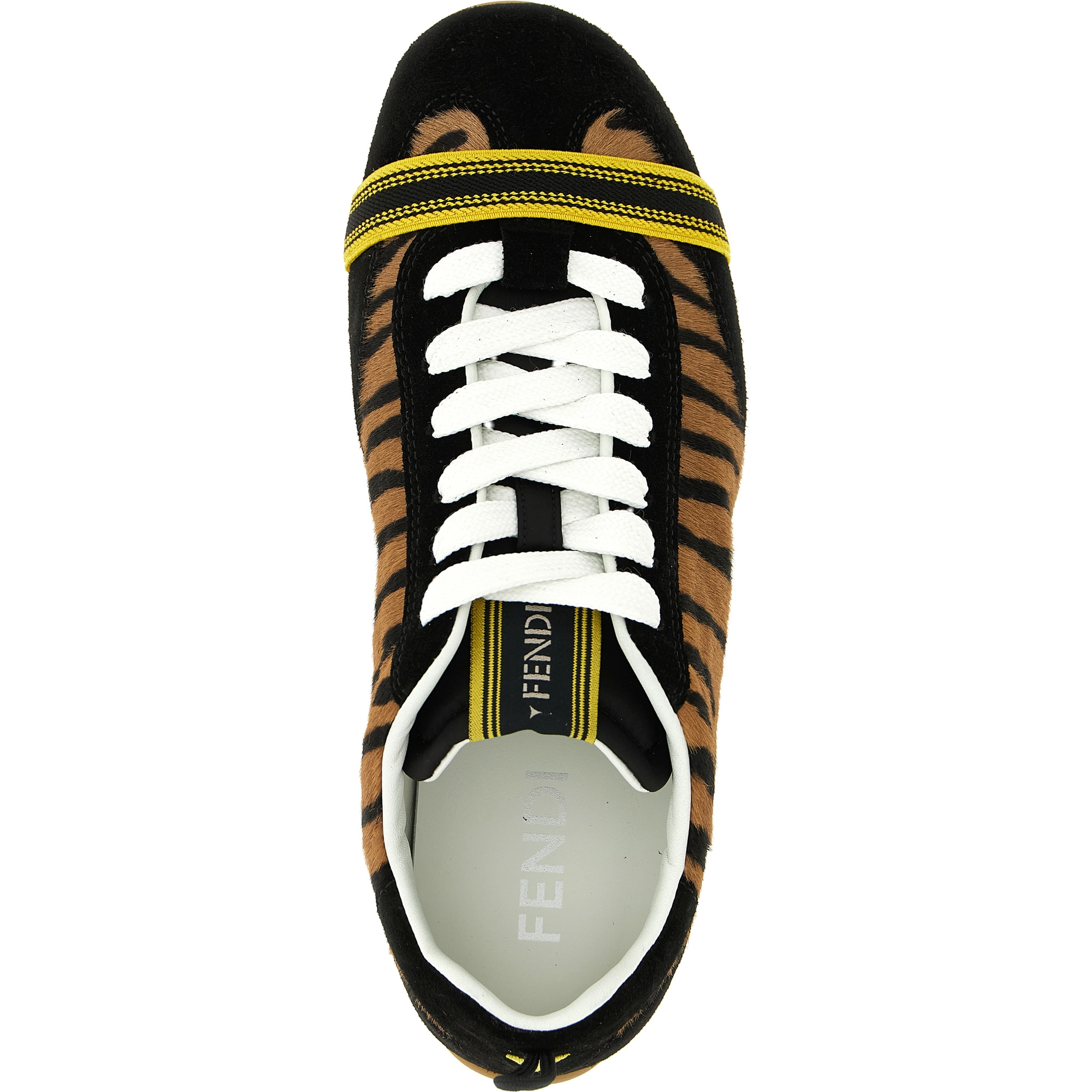 Brown Calfskin Athletic Sneakers