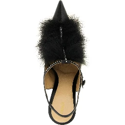 Black Calfskin High Heel Pumps