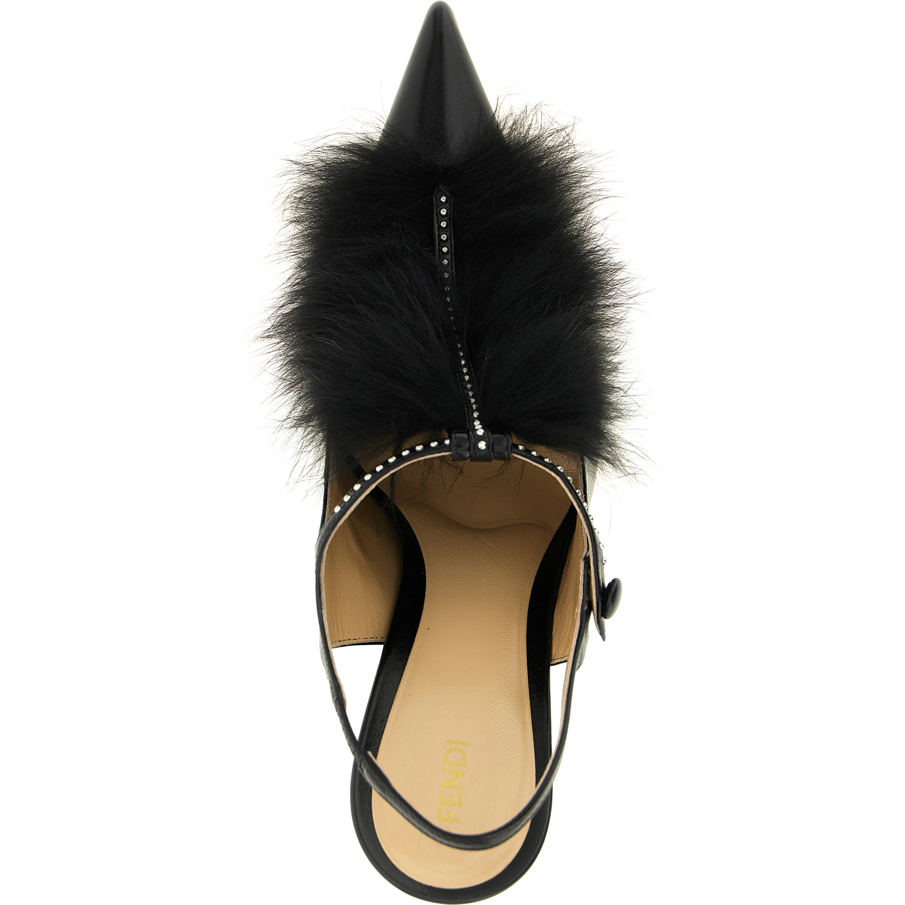 Black Calfskin High Heel Pumps