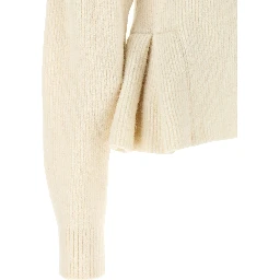 White Wool Cardigan