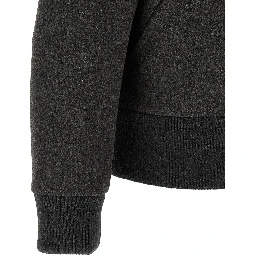 Gray Virgin Wool Bomber