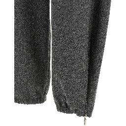 Gray Virgin Wool Cargo Pants