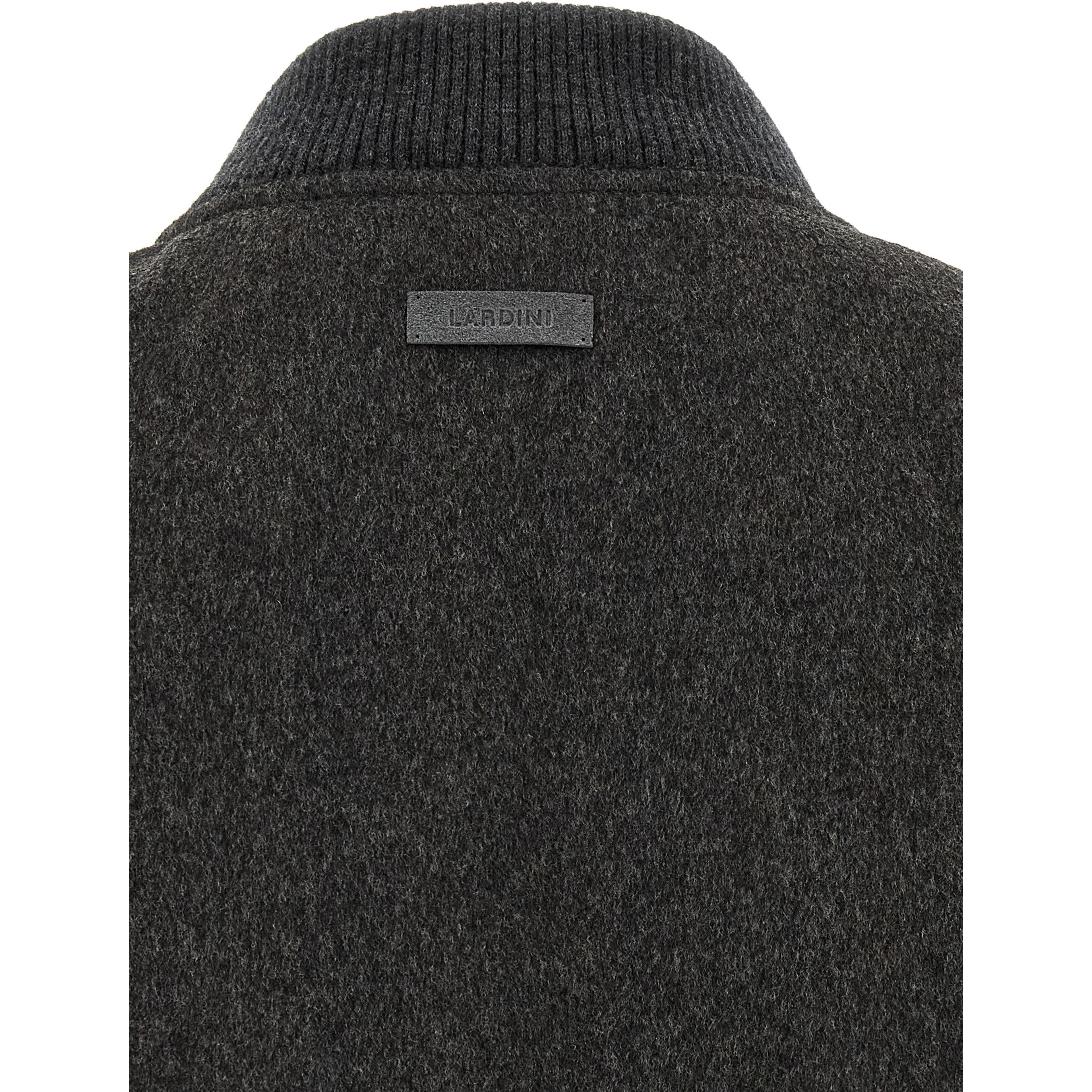 Gray Virgin Wool Bomber