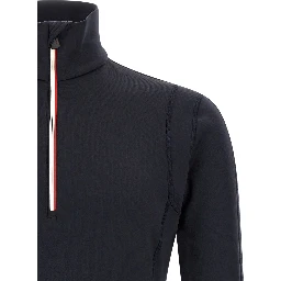 Blue Polyamide Sweatshirt