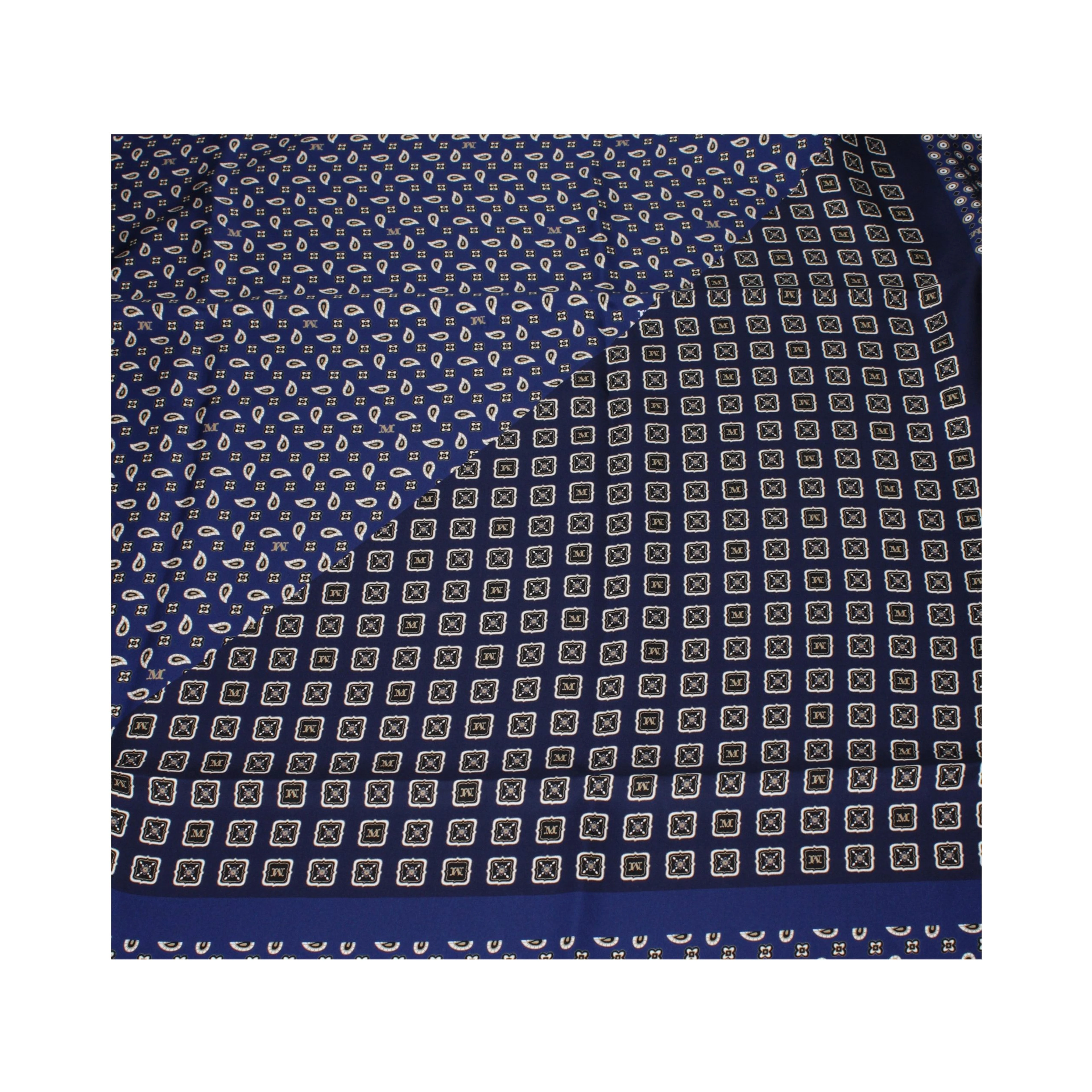 Blue Silk Foulard