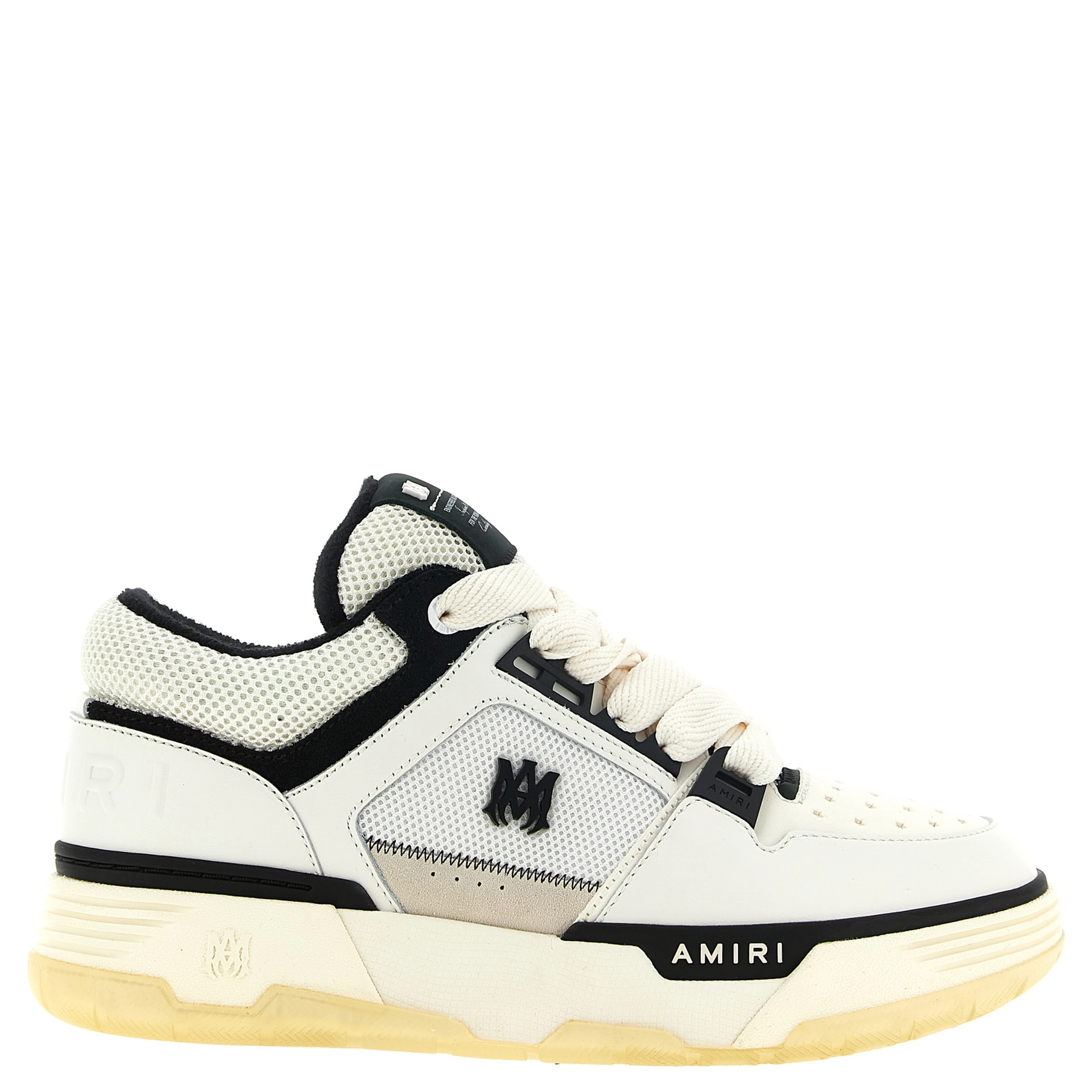 White Calfskin Chunky Sneakers