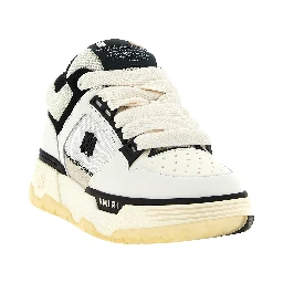 White Calfskin Chunky Sneakers