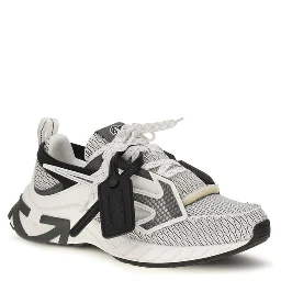 Multicolor Fabric Athletic Sneakers