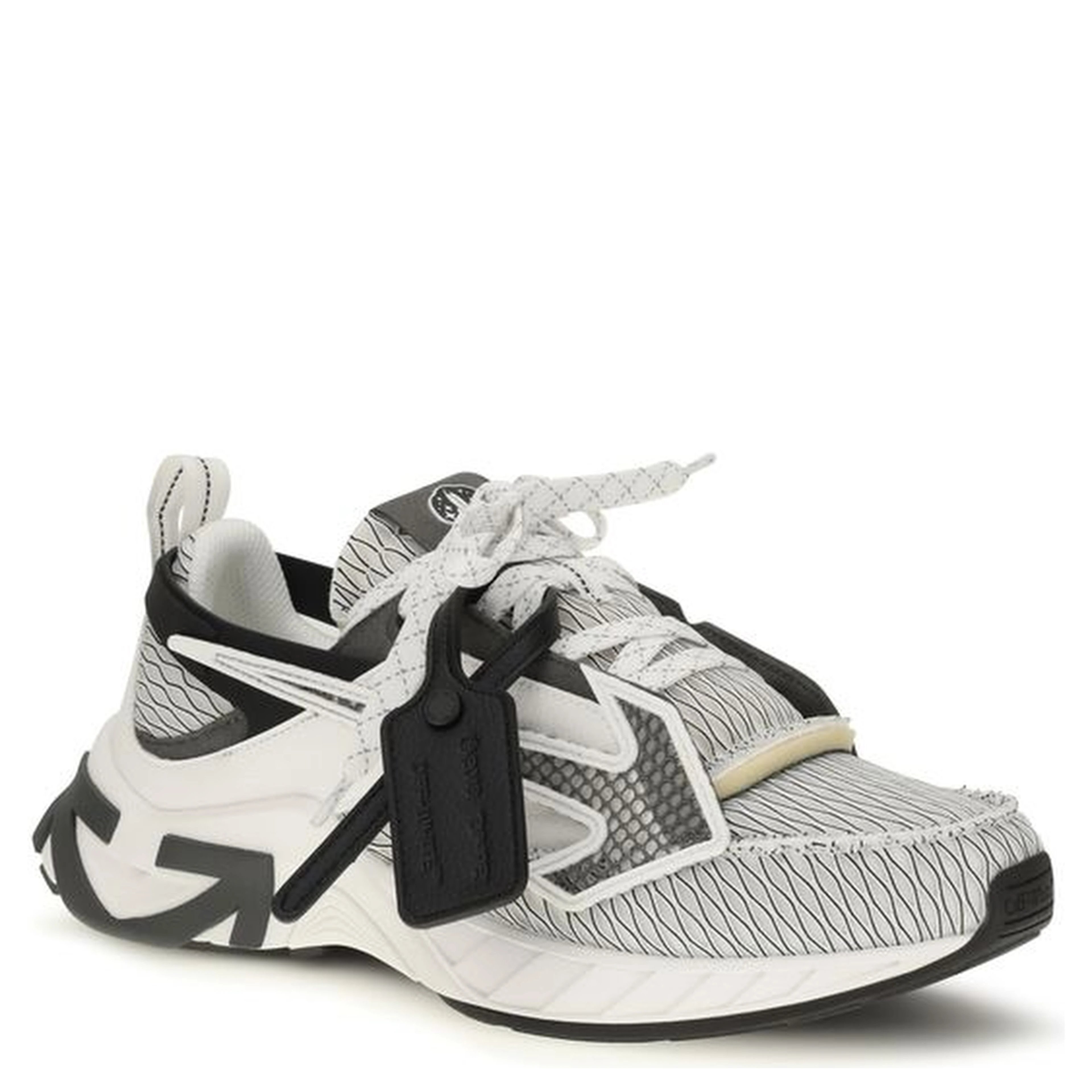 Multicolor Fabric Athletic Sneakers