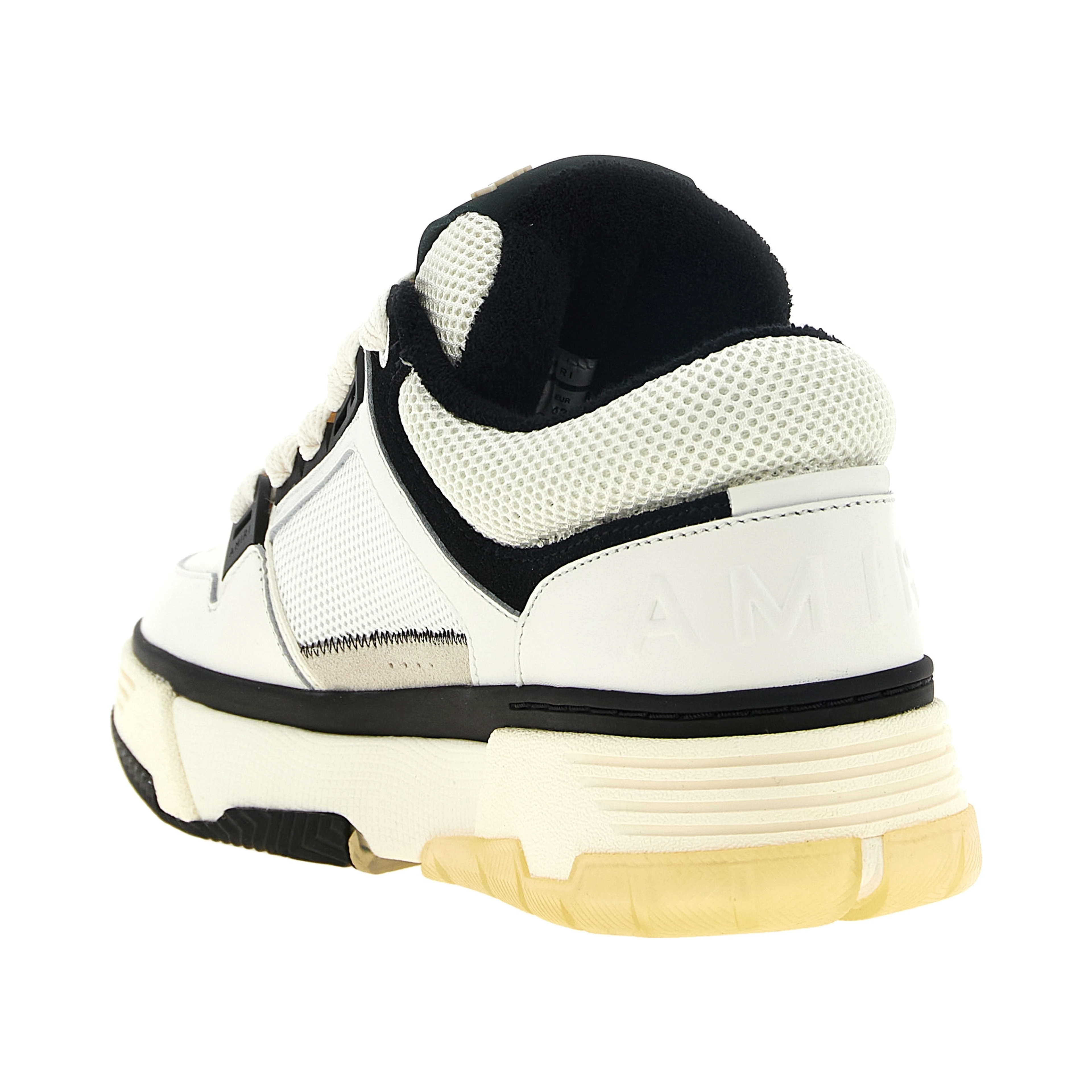 White Calfskin Chunky Sneakers