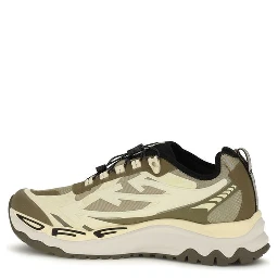 Bicolor Polyester Athletic Sneakers