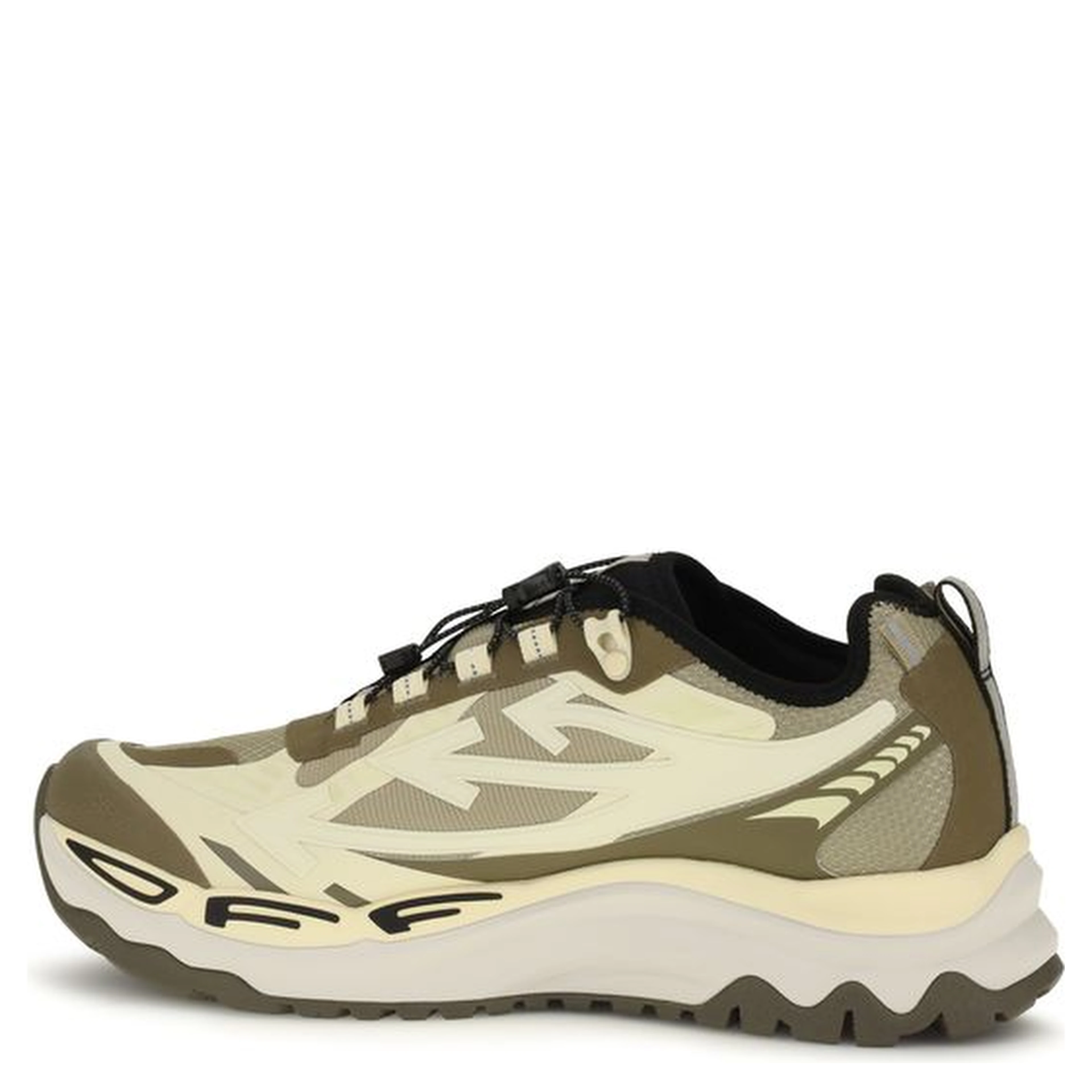 Bicolor Polyester Athletic Sneakers