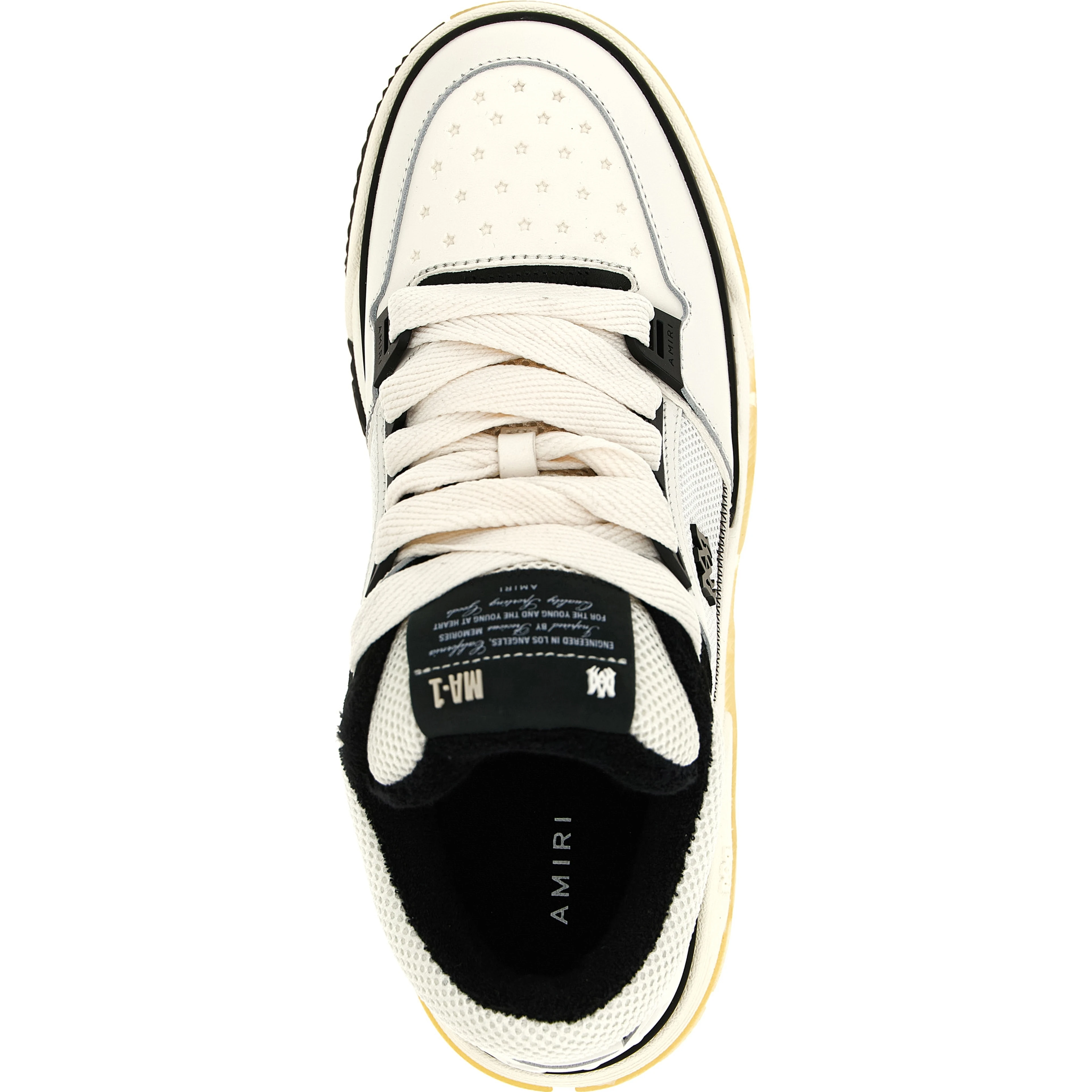 White Calfskin Chunky Sneakers