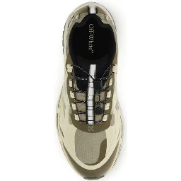Bicolor Polyester Athletic Sneakers