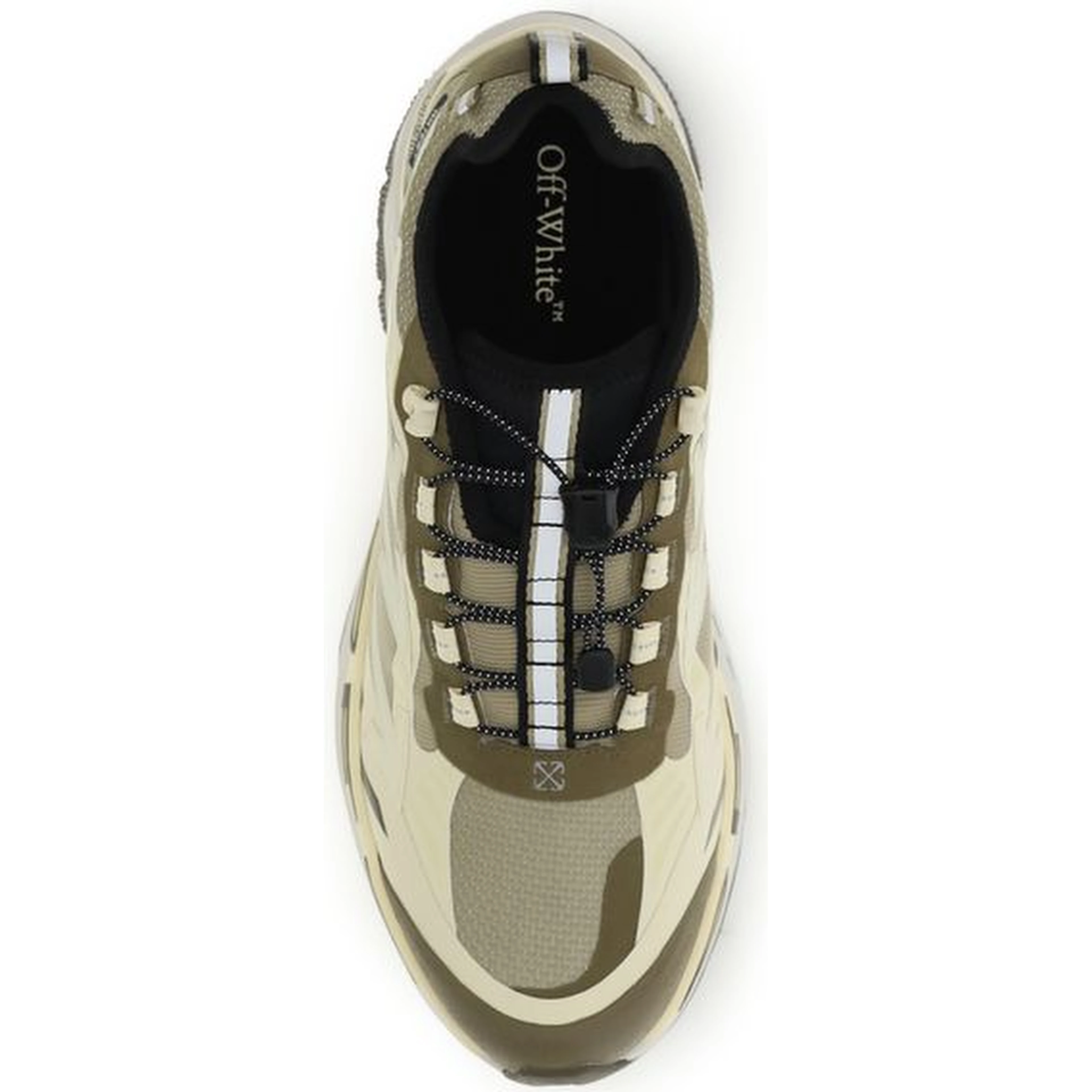Bicolor Polyester Athletic Sneakers