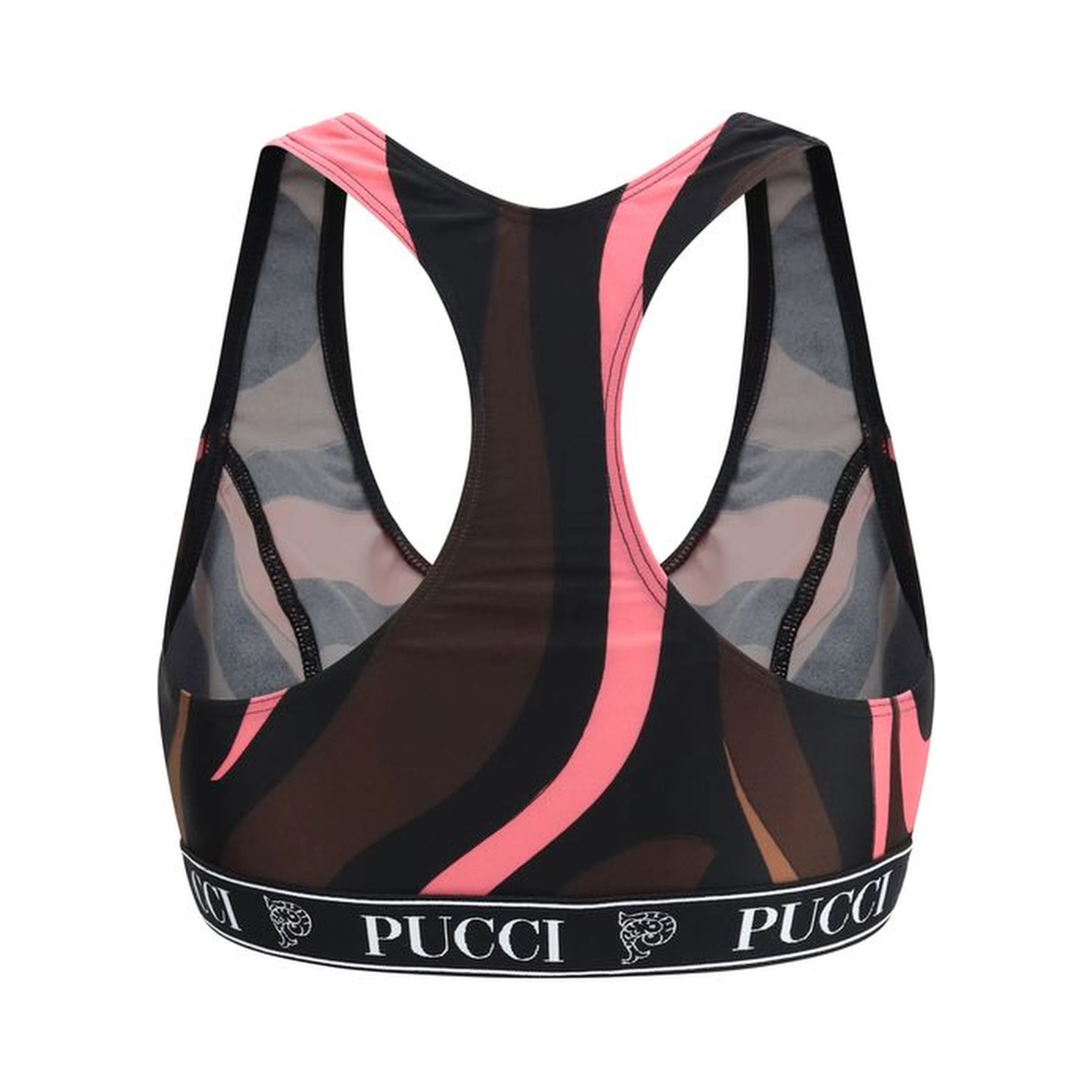 Multicolor Polyamide Sport Bra