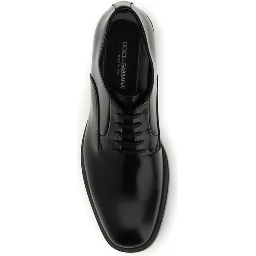 Black Calf Leather Bos Taurus Oxfords And Derbies