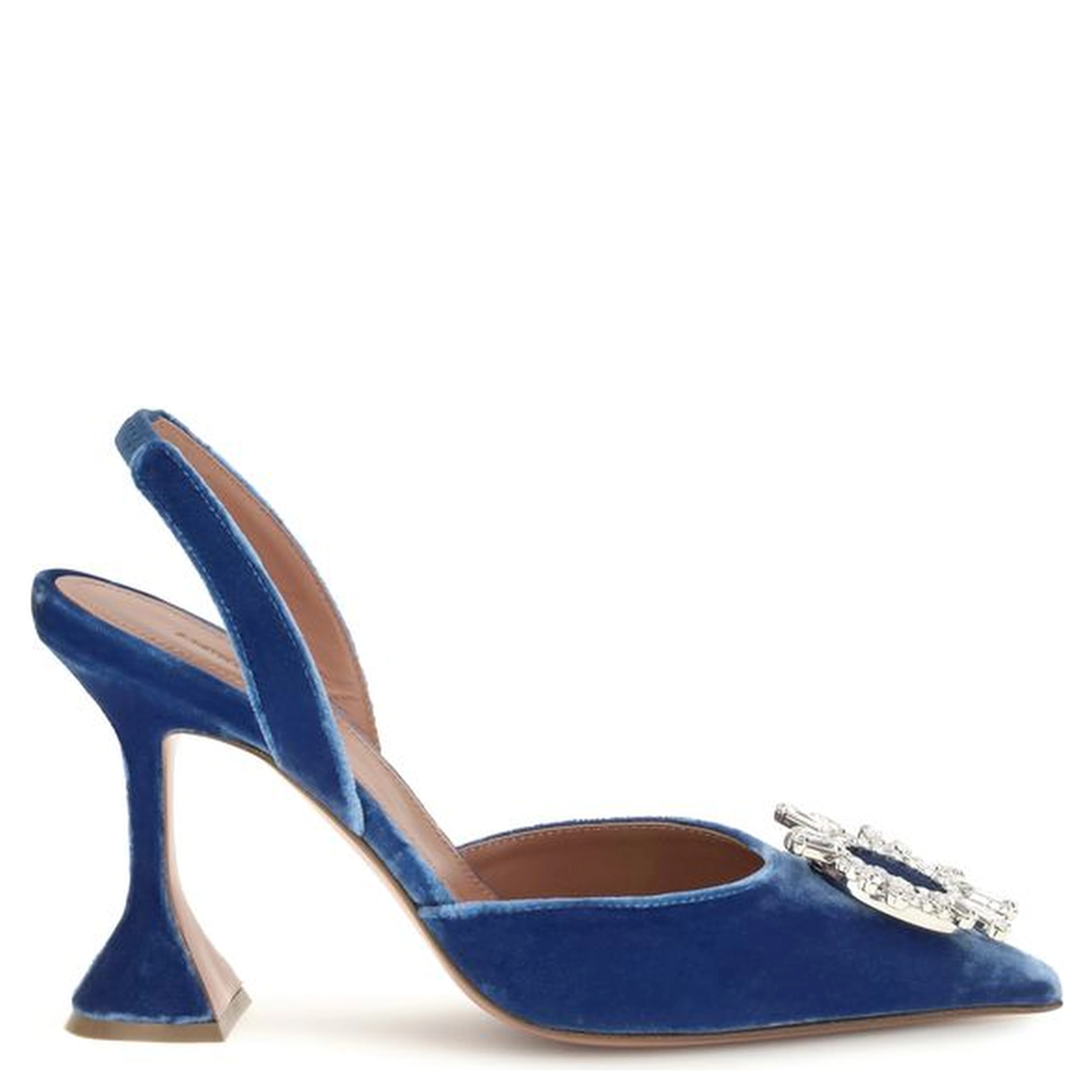 Blue Velvet Sandals